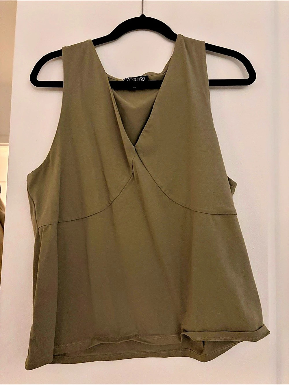 J.Crew Olive Sleeveless Top